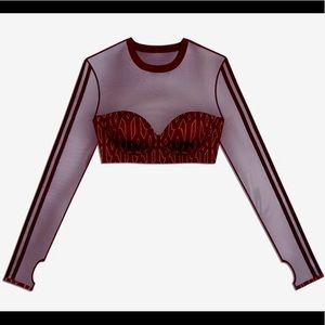 Ivy Park monogram crop top